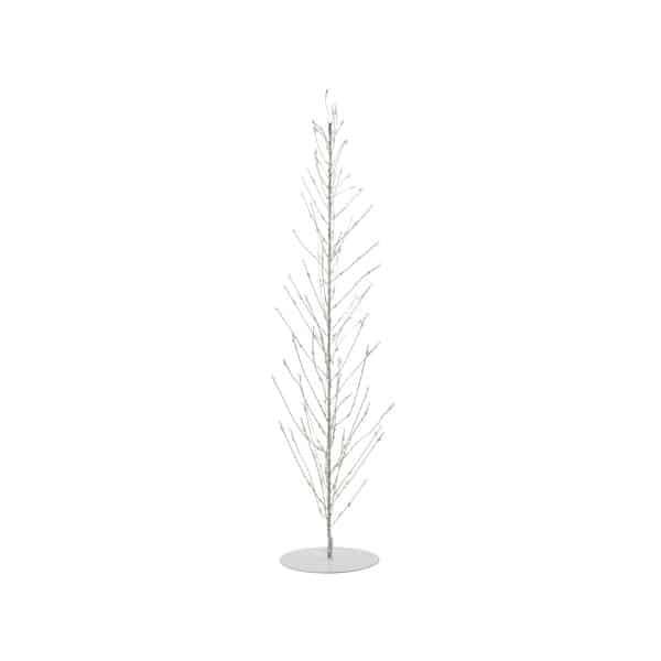 Juletræ i ståltråd, Glow, Hvid