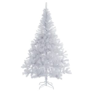 Kunstigt juletræ Hvid 6ft 533 Tips inkl. Stå