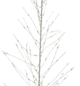 Glow, Juletræ i ståltråd, hvid, H12x45 cm