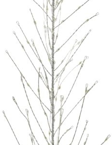 Glow, Juletræ i ståltråd, hvid, H12x60 cm