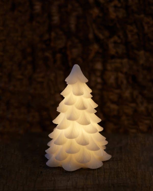 Sirius - Carla Juletræ, 16 cm, Hvid