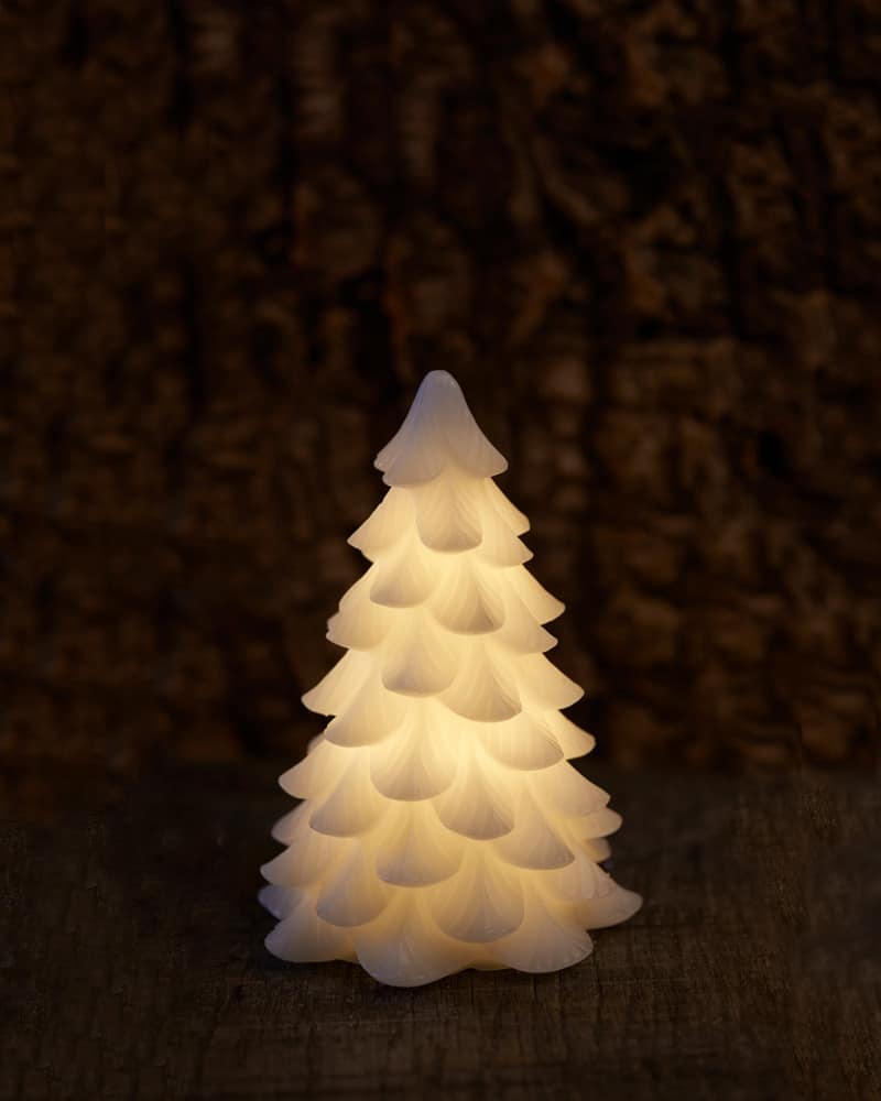 Sirius - Carla Juletræ, 16 cm, Hvid