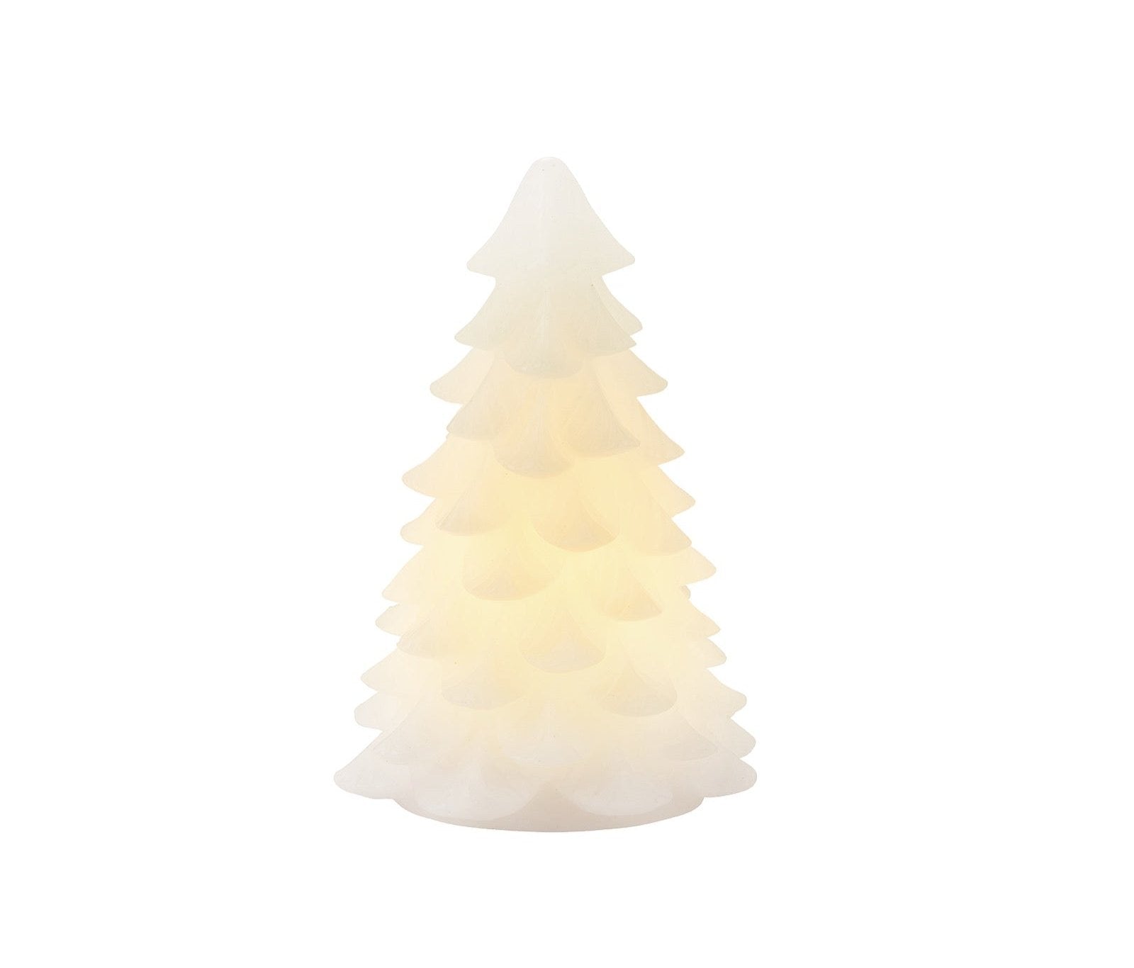 Carla juletræ, hvid - H16 cm.