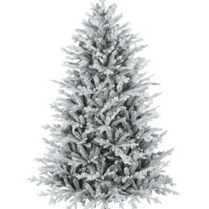 Kunstigt juletræ med sne H180 x Ø109 cm - Grøn/Hvid