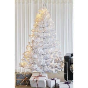 Sirius - Snowy Juletræ 273 LED, Hvid, 210cm