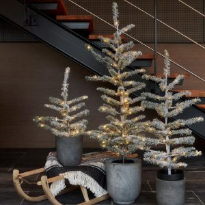 Sirius - Alfred Juletræ 60 LED, 90 cm, Hvid