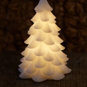 Sirius - Carla Juletræ, 23 cm, Hvid