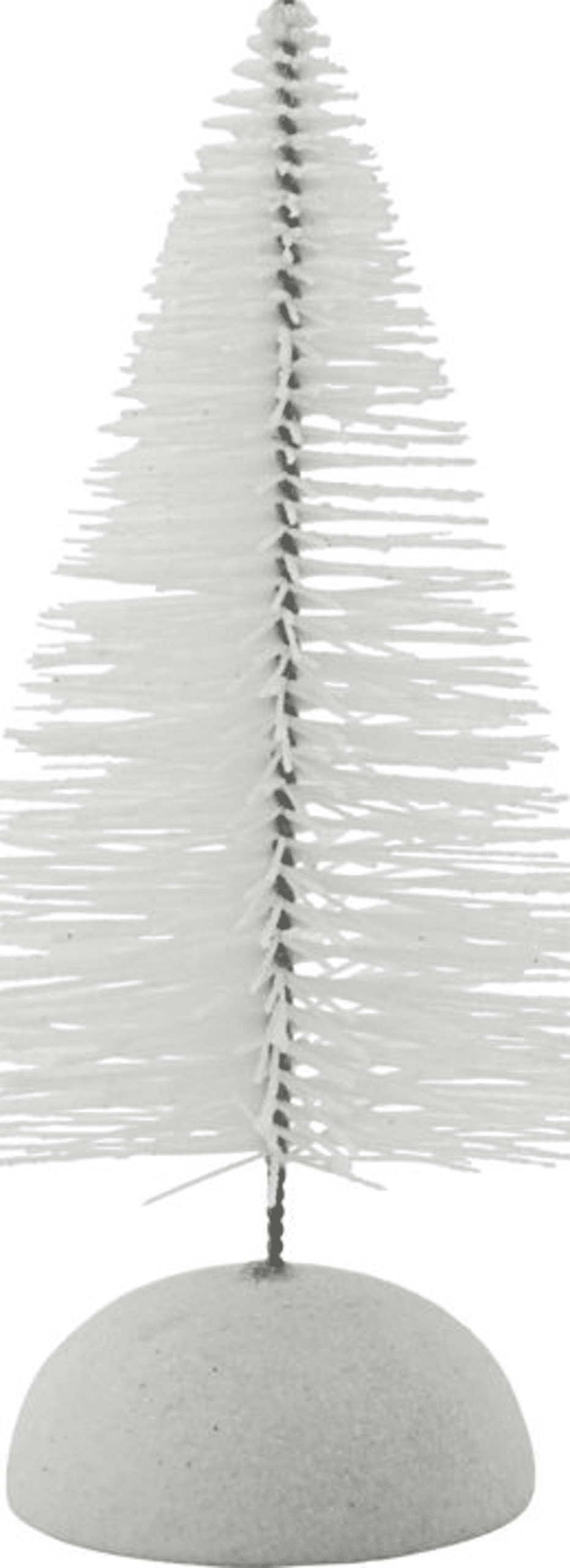 Juletræ House Doctor Frost hvid glimmer 17x8x8 cm julepynt