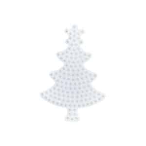Hama Midi Perleplade 331 Juletræ Hvid 11x7,5cm - 1 stk